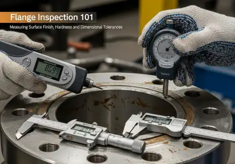 Flange Inspection 101: Measuring Surface Finish, Hardness and Dimensional Tolerances